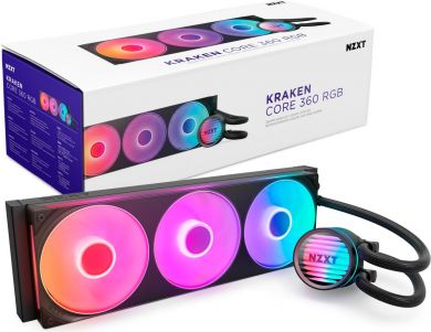  CPU COOLER MULTI SOCKET/KRAKEN 360 RGB NZXT RL-KR36C-B1 | Elektrika.lv