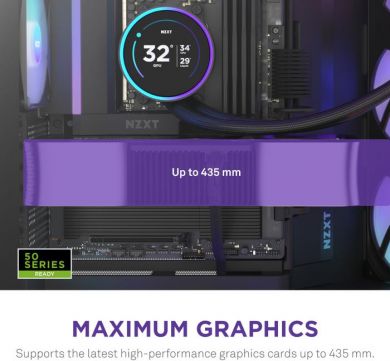  Case NZXT ATX/micro ATX/Mini-ITX/EATX Black Midi Tower PC CM-H92FB-R1 CM-H92FB-R1 | Elektrika.lv