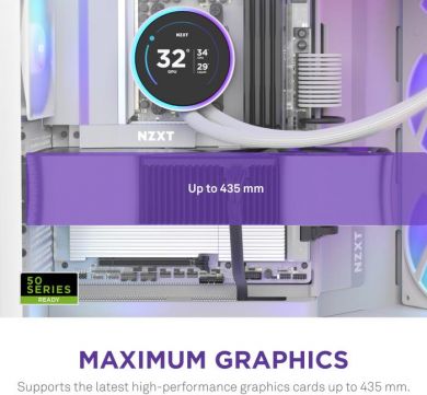  Case NZXT ATX/micro ATX/Mini-ITX/EATX White Midi Tower PC CM-H92FW-R1 CM-H92FW-R1 | Elektrika.lv