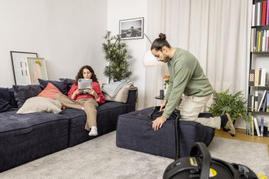 KARCHER Vacuum Cleaner KARCHER Input power 1000 W Dust capacity 4 L Drum vacuum Cleaning type Dry&wet Dust container Bagless Colour Black/Grey/White 1.081-155.0 1.081-155.0 | Elektrika.lv