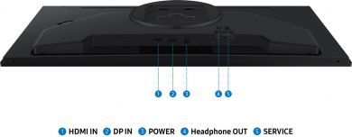 Samsung LCD Monitor SAMSUNG 27 " 2560 x 1440 pixels Quad HD Native aspect ratio 16:9 LCD Flat LS27FG502EUXEN LS27FG502EUXEN | Elektrika.lv