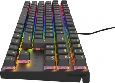 Genesis Genesis | THOR 303 | Mechanical Gaming Keyboard | Wired | US | Black | USB Type-A | Outemu Peach Silent NKG-1881