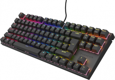 Genesis Genesis | THOR 303 | Mechanical Gaming Keyboard | Wired | US | Black | USB Type-A | Outemu Peach Silent NKG-1881