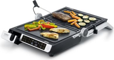 Caso Design Caso Double Contact Grill with Thermocontrol | SteakMaster Pro | Contact grill | 2000 W | Stainless Steel/Black 02838