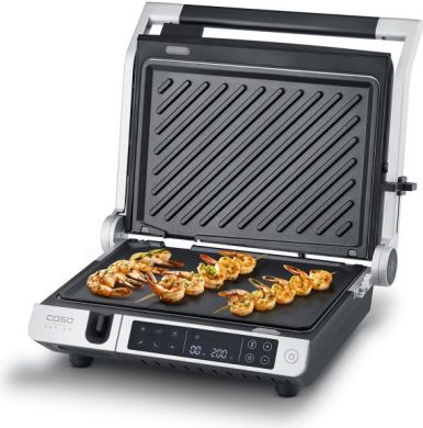 Caso Design Caso Double Contact Grill with Thermocontrol | SteakMaster Pro | Contact grill | 2000 W | Stainless Steel/Black 02838
