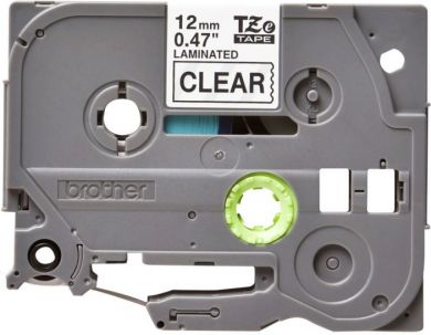 brother Brother | TZe-131 Laminated Tape | Black on Clear | TZe | 8 m | 1.2 cm TZE131