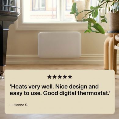 Mill Panel Heater, 700W, 9-12 m&sup2;, IPX4, white IB700DN | Elektrika.lv