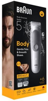 Braun Braun Body Groomer | Series 5 BG5550 | Cordless | Lght Grey BG5550
