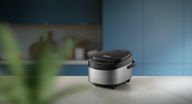 Philips Philips Mini rice cooker | HD3093/80 3000 series | 600 W | 0.85 L | Number of programs 8 | Black/Stainless Steel HD3093/80