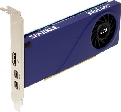  Graphics Card SPARKLE Intel Arc A310 4 GB GDDR6 PCIE 4.0 8x Single Slot Fansink 1xHDMI 2xMini DisplayPort SA310C-4G SA310C-4G | Elektrika.lv