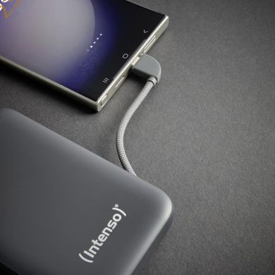 INTENSO POWER BANK USB 10000MAH/GREY S10000 7333034 INTENSO 7333034 | Elektrika.lv