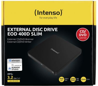 INTENSO DVD RW USB3.2 EXT/BLACK 5401400 INTENSO 5401400 | Elektrika.lv