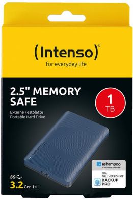 INTENSO External HDD INTENSO 1000 GB Colour Blue 6029565 6029565 | Elektrika.lv