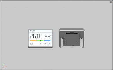  HYGROMETER/THERMOMETER/CLOCK/MTHM01 MOVA MTHM01 | Elektrika.lv