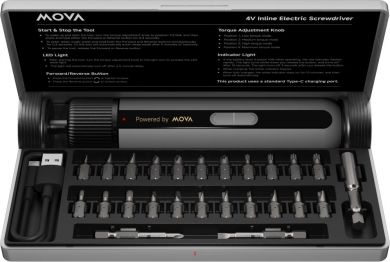 ELECTRIC SCREWDRIVER 4V 8N/MSD008 MOVA MSD008 | Elektrika.lv