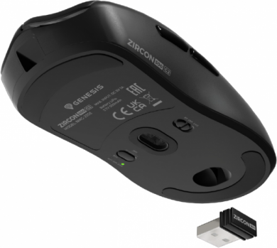 Genesis Genesis ZIRCON 500 G2 | Wireless/Wired | Gaming Mouse | 2.4 GHz, Bluetooth, USB | Black NMG-2113