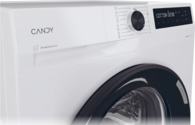 Candy Candy Washing Machine | BR 48B6-S | Energy efficiency class A | Front loading | Washing capacity 8 kg | 1400 RPM | Depth 53 cm | Width 60 cm | Display | LCD | Steam function | Wi-Fi | White BR 48B6-S