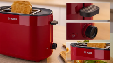 BOSCH Bosch Compact Toaster | TAT2M124 MyMoment | Power 950 W | Number of slots 2 | Housing material Plastic | Red TAT2M124