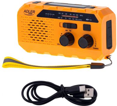 ADLER Adler | Portable radio with flashlight | AD 1197 | Alarm function AD 1197