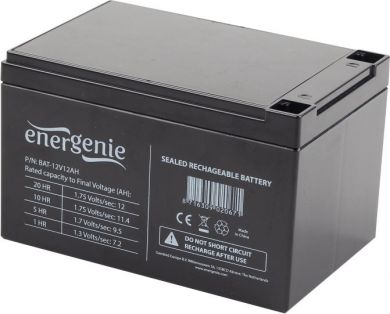EnerGenie Battery 12V 12Ah BAT-12V12AH | Elektrika.lv