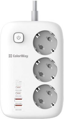 ColorWay ColorWay Power Socket | CW-CHE34PDW CW-CHE34PDW