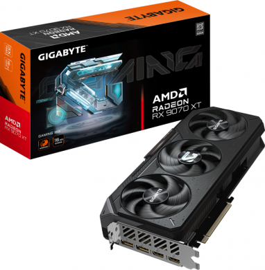 Gigabyte Gigabyte Radeon RX 9070 XT GAMING 16G | AMD | 16 GB | Radeon RX 9070 XT | GDDR6 | HDMI ports quantity 2 | PCI-E 5.0 GV-R9070XTGAMING-16G