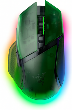 Razer Razer | Basilisk V3 Pro 35K | Gaming Mouse | Wireless/Wired | Phantom Green Edition RZ01-05240300-R3G1