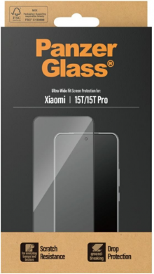 PanzerGlass PanzerGlass Screen protector | Xiaomi | 15T/15T Pro | Transparent | Ultra-Wide Fit PG53614