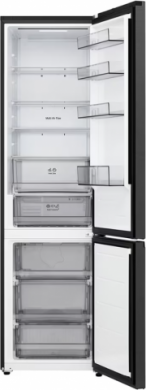LG LG Refrigerator | GBBSJ1CCEP | Energy efficiency class C | Free standing | Combi | Height 186 cm | Fridge net capacity 220 L | Freezer net capacity 113 L | Display | 34 dB | Black GBBSJ1CCEP