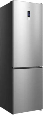 TCL TCL Refrigerator | RP456BLE0 | Energy efficiency class E | Free standing | Combi | Height 201 cm | No Frost system | Fridge net capacity 314 L | Freezer net capacity 142 L | Display | 39 dB | Silver RP456BLE0EU