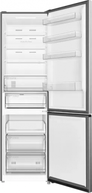 TCL TCL Refrigerator | RP456BLE0 | Energy efficiency class E | Free standing | Combi | Height 201 cm | No Frost system | Fridge net capacity 314 L | Freezer net capacity 142 L | Display | 39 dB | Silver RP456BLE0EU