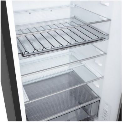 LG LG Refrigerator | GBBS322CEV | Energy efficiency class C | Free standing | Combi | Height 203 cm | Fridge net capacity 262 L | Freezer net capacity 113 L | Display | 34 dB | Black GBBS322CEV