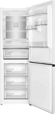 TCL TCL Refrigerator | RP340BWD1 | Energy efficiency class D | Free standing | Combi | Height 185 cm | No Frost system | Fridge net capacity 223 L | Freezer net capacity 117 L | Display | 35 dB | White RP340BWD1