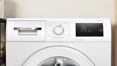 BOSCH Bosch Washing machine | WAN2808LSN | Energy efficiency class A | Front loading | Washing capacity 8 kg | 1400 RPM | Depth 63 cm | Width 60 cm | Display | LED | Steam function | White WAN2808LSN