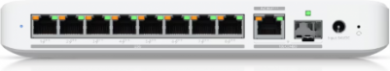UBIQUITI Ubiquiti Flexible, 8-port 2.5 GbE PoE++ switch with a 10 GbE RJ45/SFP+ combination uplink port | USW-Flex-2.5G-8-PoE | Managed | Wall-mountable/Desktop USW-FLEX-2.5G-8-POE