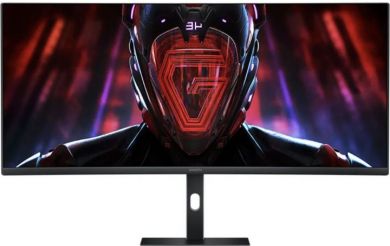 Xiaomi Game monitor G34WQi 34 " WQHD 21:9 180Hz 1ms 3440x1440 pixels 350 cd/m&sup2; HDMI ports quantity 2, black ELA5454EU | Elektrika.lv