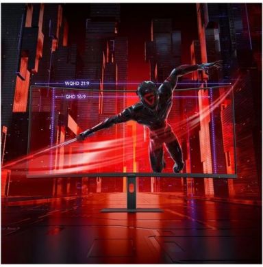 Xiaomi Game monitor G34WQi 34 " WQHD 21:9 180Hz 1ms 3440x1440 pixels 350 cd/m&sup2; HDMI ports quantity 2, black ELA5454EU | Elektrika.lv