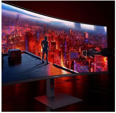 Xiaomi Game monitor G34WQi 34 " WQHD 21:9 180Hz 1ms 3440x1440 pixels 350 cd/m&sup2; HDMI ports quantity 2, black ELA5454EU | Elektrika.lv