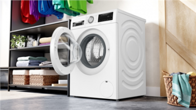 BOSCH Bosch | Washing Machine | WGG244ZMSN | Energy efficiency class A | Front loading | Washing capacity 9 kg | 1400 RPM | Depth 59 cm | Width 60 cm | LED | Steam function | Direct drive | White WGG244ZMSN