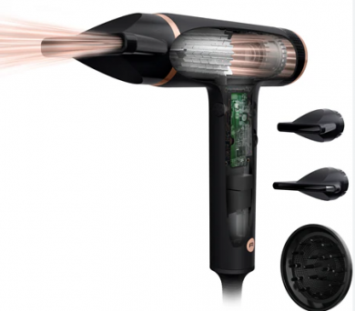  Rowenta HY8310F0 NANO Hair Dryer, Black | Rowenta HY8310F0