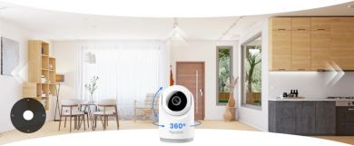 Reolink Reolink Smart Wi-Fi PT Indoor Security Camera | E331 | PTZ | 5 MP | F4mm/F1.6 | H.264 | Micro SD, Max. 512 GB WCEP5MP05PT