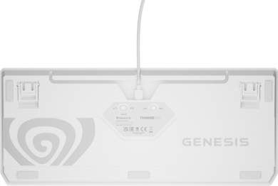 Genesis Genesis | THOR 230 | Mechanical Gaming Keyboard | Wireless | US | White | 2.4 GHz, Bluetooth, USB | Outemu Red NKG-2165