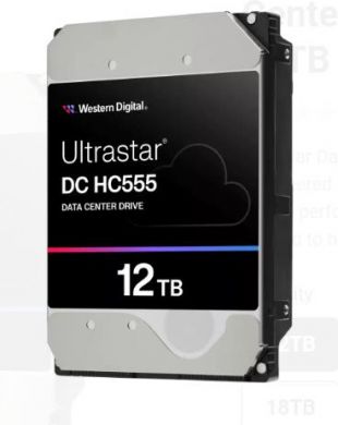 Western Digital HDD WESTERN DIGITAL ULTRASTAR Ultrastar DC HC555 12TB 512 MB 7200 rpm 3,5" 0B48720 0B48720 | Elektrika.lv