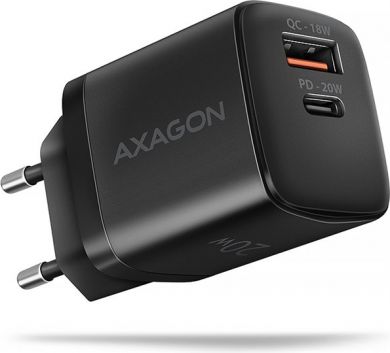 AXAGON AXAGON Wallcharger 2x port (USB-A + USB-C), 20W | ACU-PQ20 ACU-PQ20