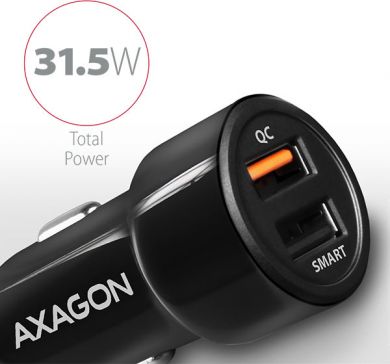 AXAGON AXAGON Dual car charger, 31.5W | PWC-QC5 PWC-QC5