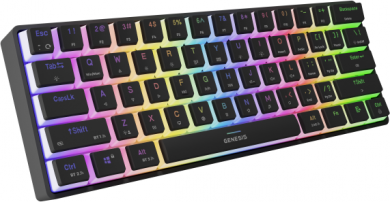 Genesis Genesis | THOR 660 G2 | Gaming Keyboard | Wireless/Wired | US | RGB | Black | 2.4GHz, Bluetooth, USB-C | Linear NKG-1916