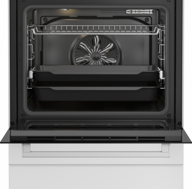 BEKO Cooker | FBM62330GWDTN | Hob type Gas | Oven type Electric | White | Width 60 cm | Grilling | LED | Depth 60 cm | 72 L FBM62330GWDTN