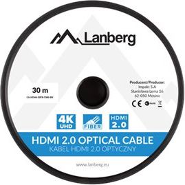 Lanberg Lanberg HDMI V2.0 Cable | CA-HDMI-20FB-0300-BK | HDMI to HDMI | 30 m CA-HDMI-20FB-0300-BK