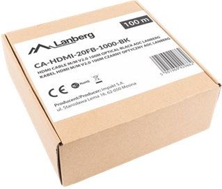 Lanberg Lanberg CA-HDMI-20FB-1000-BK | HDMI to HDMI | 100 m CA-HDMI-20FB-1000-BK
