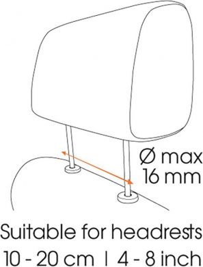 Vogels Vogels TMS 1020 Tablet Car Pack | Tilt | 7-13 " | Maximum weight (capacity) 1 kg | Black 8371020